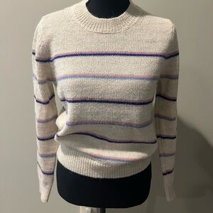 Isabel Marant Etoile Goya Alpaca Knit Striped Sweater Size FR 36
